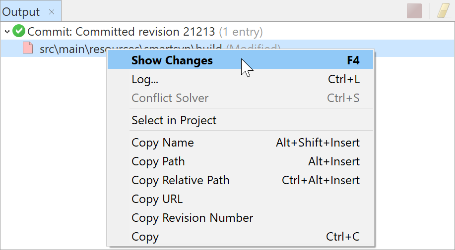 smartsvn remove working copy